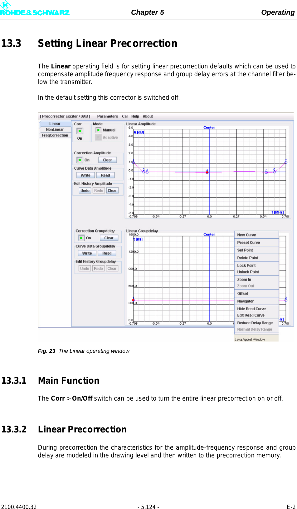 Page 242 of Rohde and Schwarz SLV8000 SLV8000 Low Power Transmitter User Manual 32 SLX8000 12 12 07 01 00