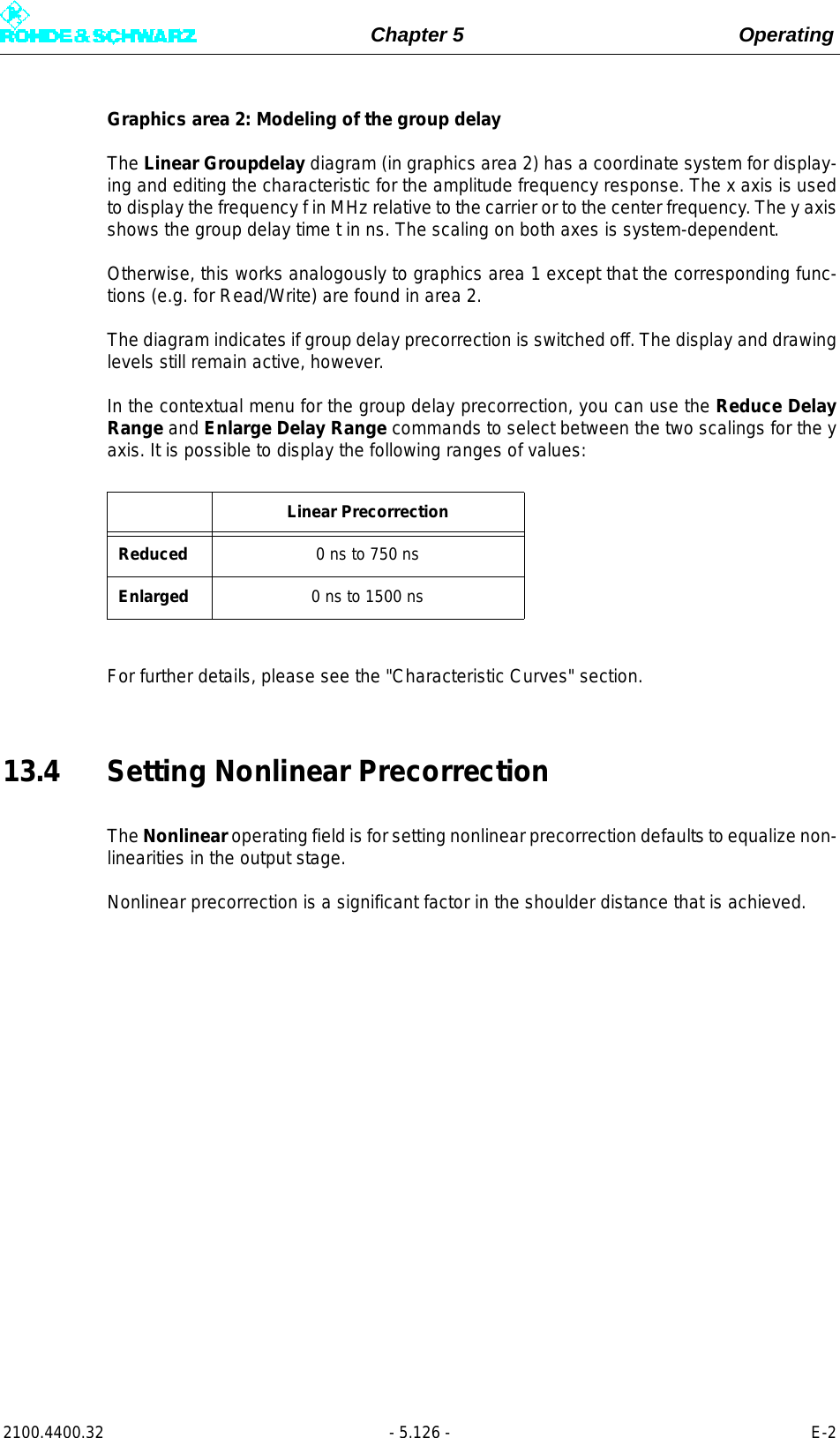 Page 244 of Rohde and Schwarz SLV8000 SLV8000 Low Power Transmitter User Manual 32 SLX8000 12 12 07 01 00