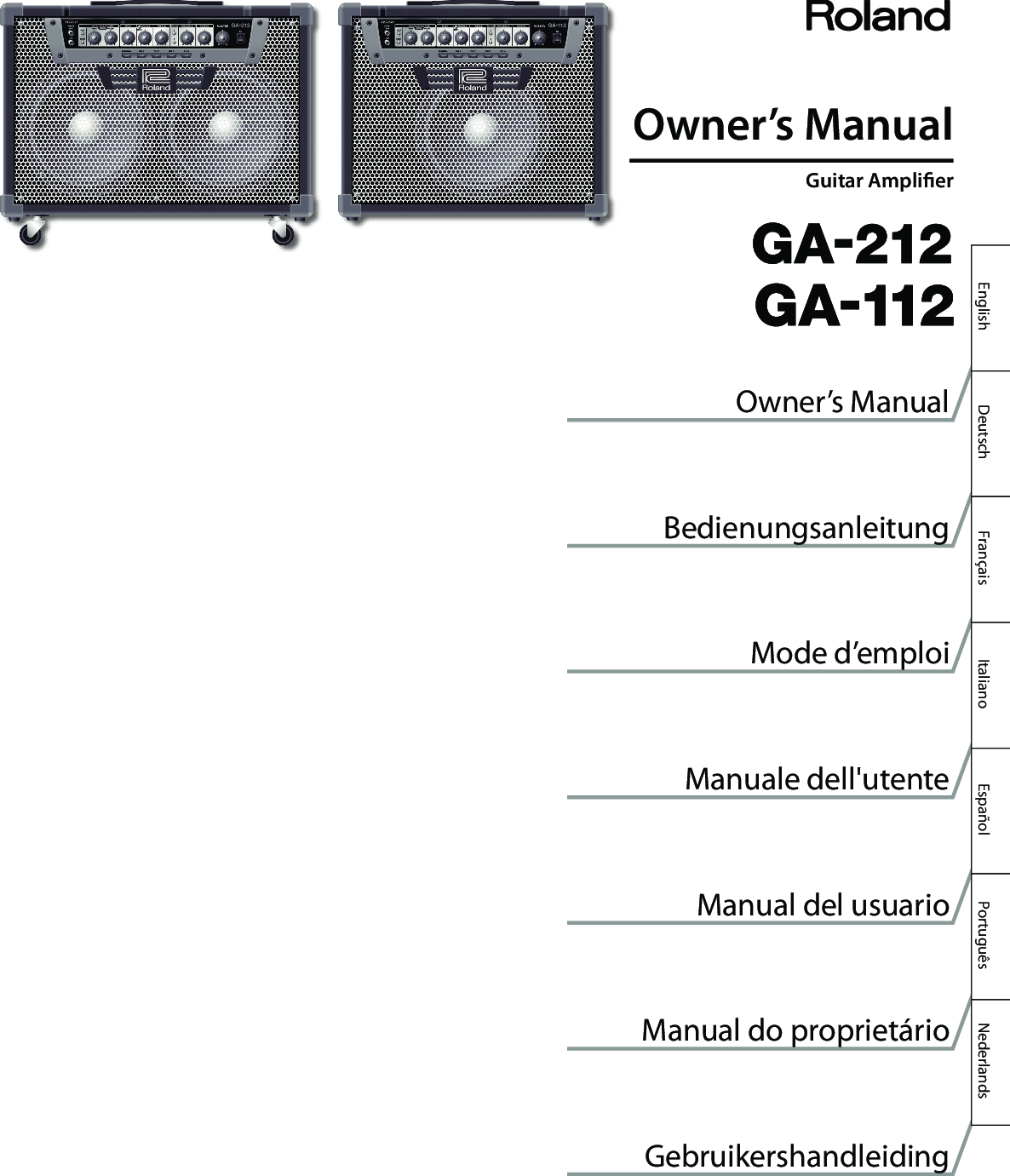 Roland GA 212 212_GA 112_egfispd User Manual To The D28200af ... - 