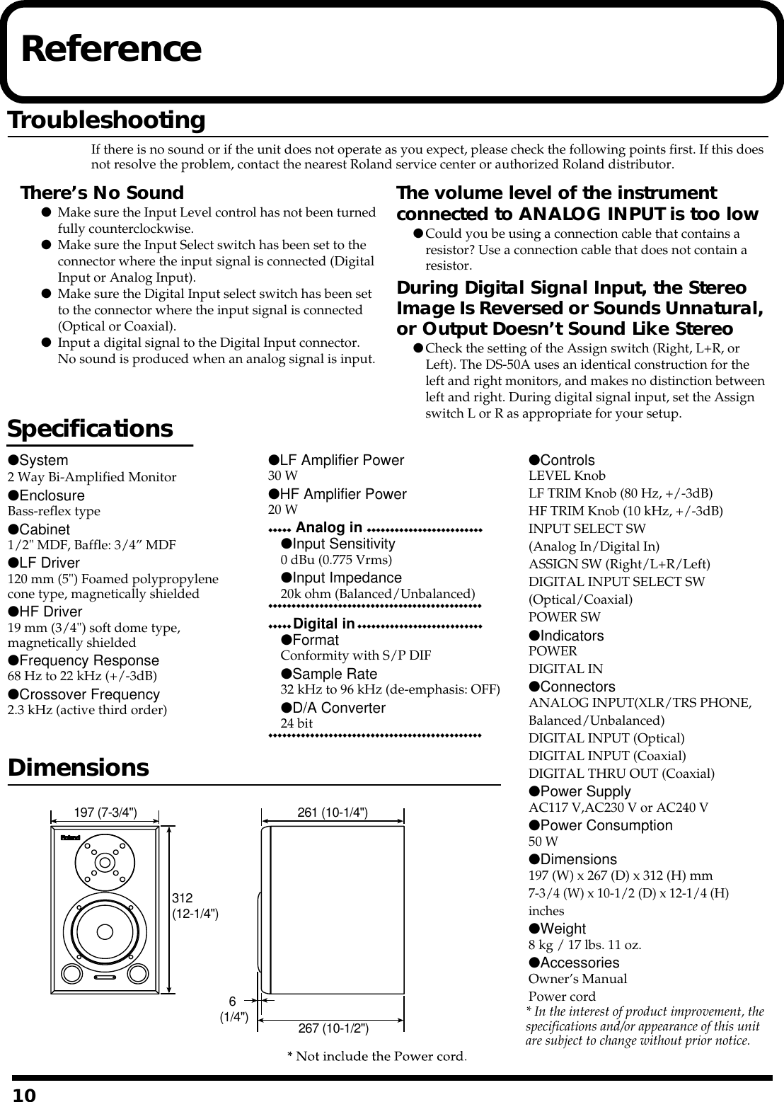 Page 10 of 12 - Roland Roland-Ds-50A-Users-Manual- DS-50A_e  Roland-ds-50a-users-manual