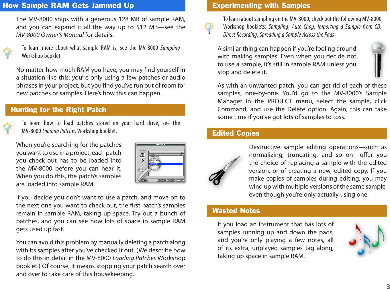 Page 3 of 5 - Roland Mv8000 MVWS08—Getting The Most From Sample RAM User Manual To 95a7814e-e654-4503-bed8-49115a34bbb9