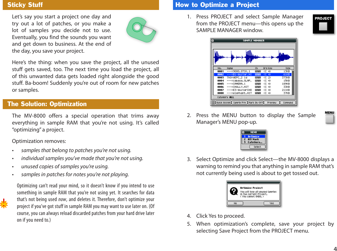 Page 4 of 5 - Roland Mv8000 MVWS08—Getting The Most From Sample RAM User Manual To 95a7814e-e654-4503-bed8-49115a34bbb9