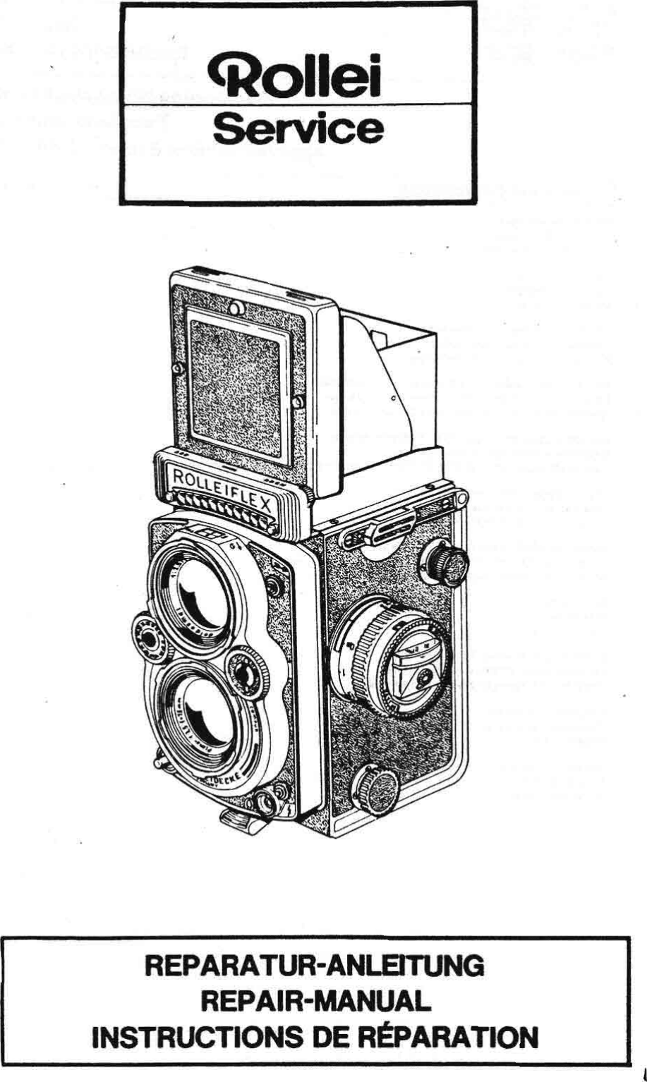 Rollei Rolleiflex 2 8 E2 Repair Manual 1