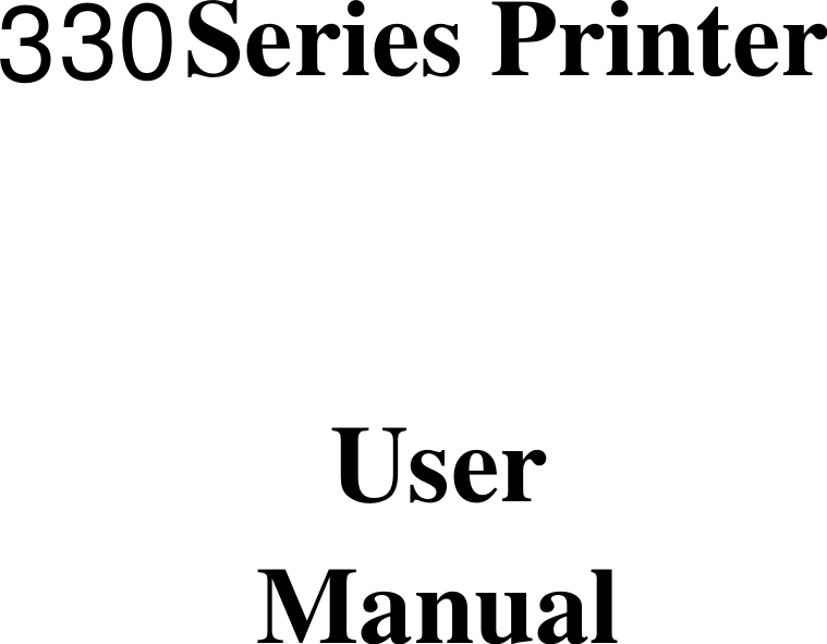         Series Printer   User   Manual      303
