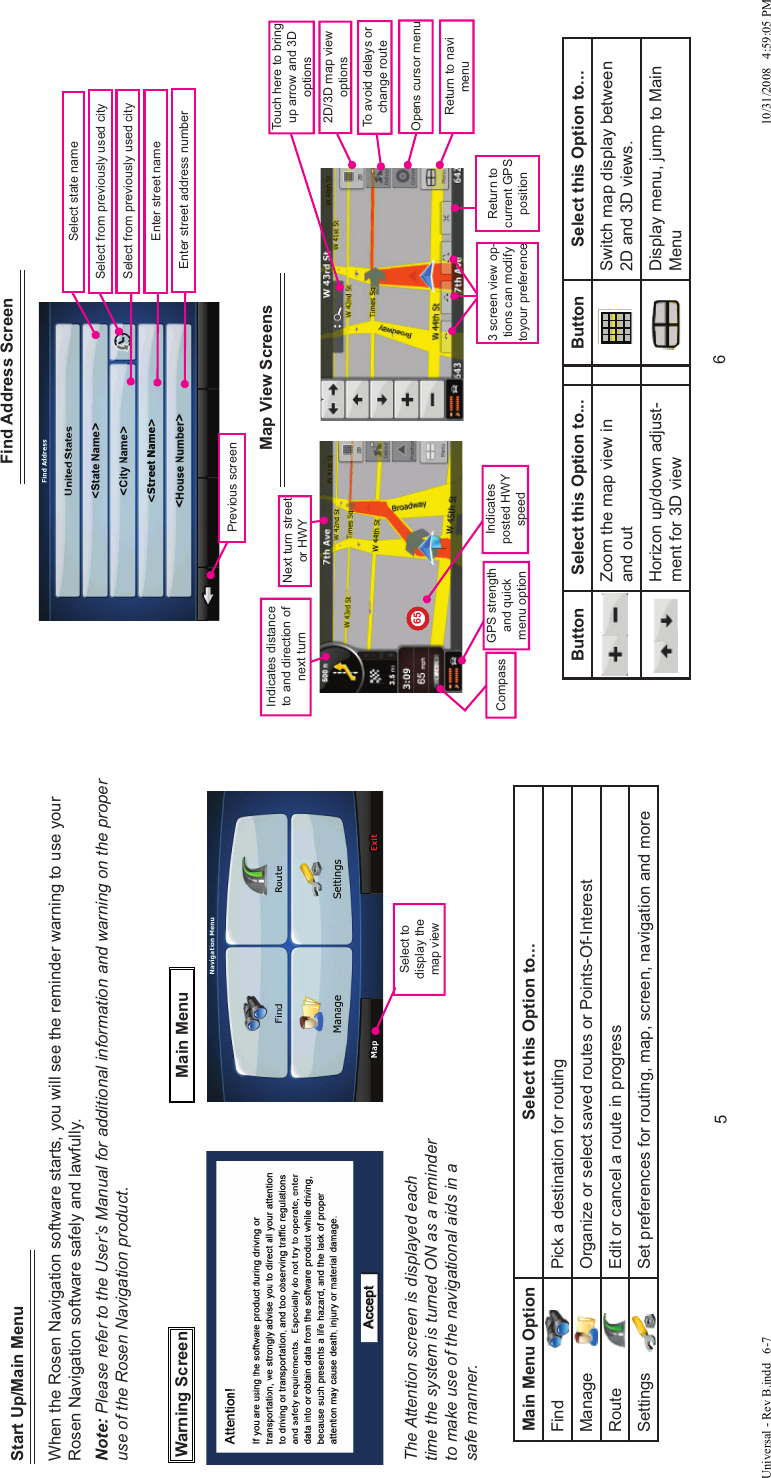 Page 4 of 9 - Rosen-Entertainment-Systems Rosen-Entertainment-Systems-Ds-Un0810-Users-Manual- Universal - Rev B  Rosen-entertainment-systems-ds-un0810-users-manual