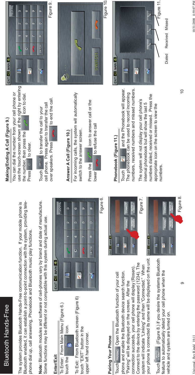 Page 6 of 9 - Rosen-Entertainment-Systems Rosen-Entertainment-Systems-Ds-Un0810-Users-Manual- Universal - Rev B  Rosen-entertainment-systems-ds-un0810-users-manual