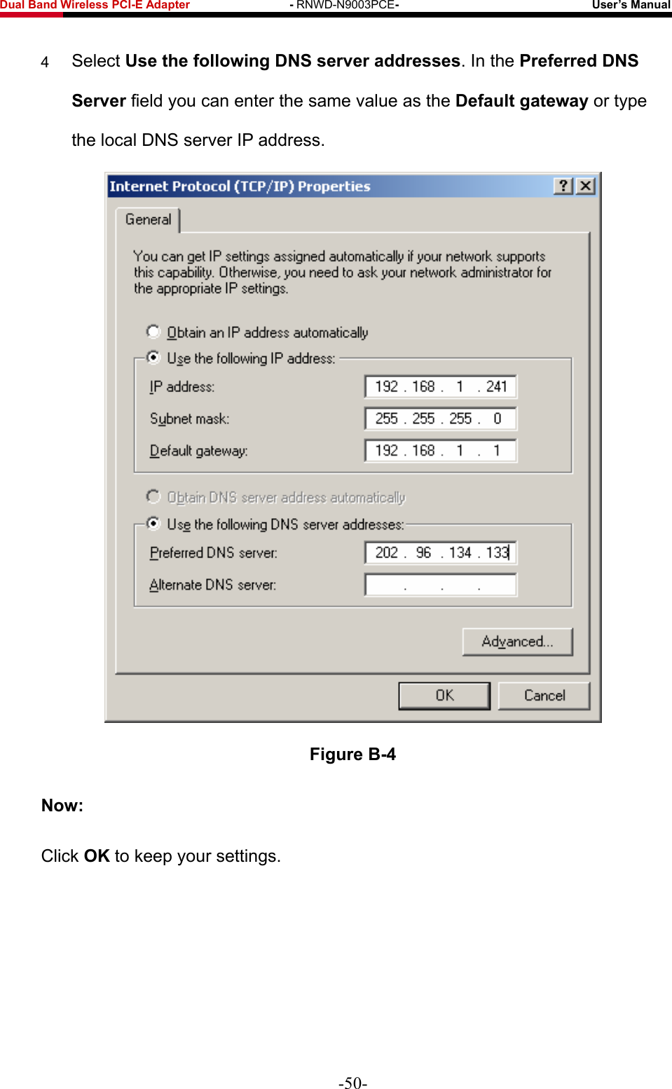 Fwcn&quot;Dcpf&quot;Yktgnguu&quot;REK/G&quot;Cfcrvgt&quot;&quot;&quot;&quot;&quot;&quot;&quot;&quot;&quot;&quot;&quot;&quot;&quot;&quot;&quot;&quot;&quot;/&quot;RNWD-N9003PCE/&quot;&quot;&quot;&quot;&quot;&quot;&quot;&quot;&quot;&quot;&quot;&quot;&quot;&quot;&quot;&quot;&quot;&quot;&quot;&quot;&quot;&quot;&quot;&quot;&quot;&quot;&quot;&quot;&quot;&quot;&quot;&quot;&quot;Wugt‚u&quot;Ocpwcn&quot; 4  Select Wug&quot;vjg&quot;hqnnqykpi&quot;FPU&quot;ugtxgt&quot;cfftguugu. In the Rtghgttgf FPU&quot;Ugtxgt&quot;field you can enter the same value as the Fghcwnv&quot;icvgyc{&quot;or type the local DNS server IP address.  Hkiwtg&quot;D/6 Pqy&lt; Click QM to keep your settings.    -50- 