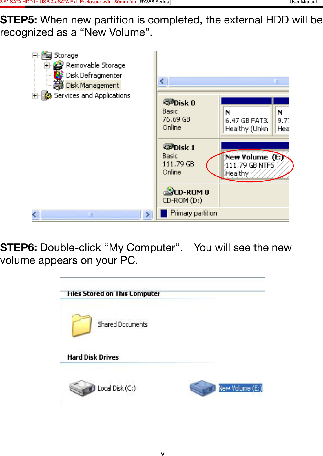 Page 10 of 11 - Rosewill Rosewill-Rx358-Users-Manual- External  Rosewill-rx358-users-manual
