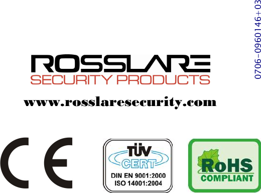                      0706-0960146+03 www.rosslaresecurity.com           