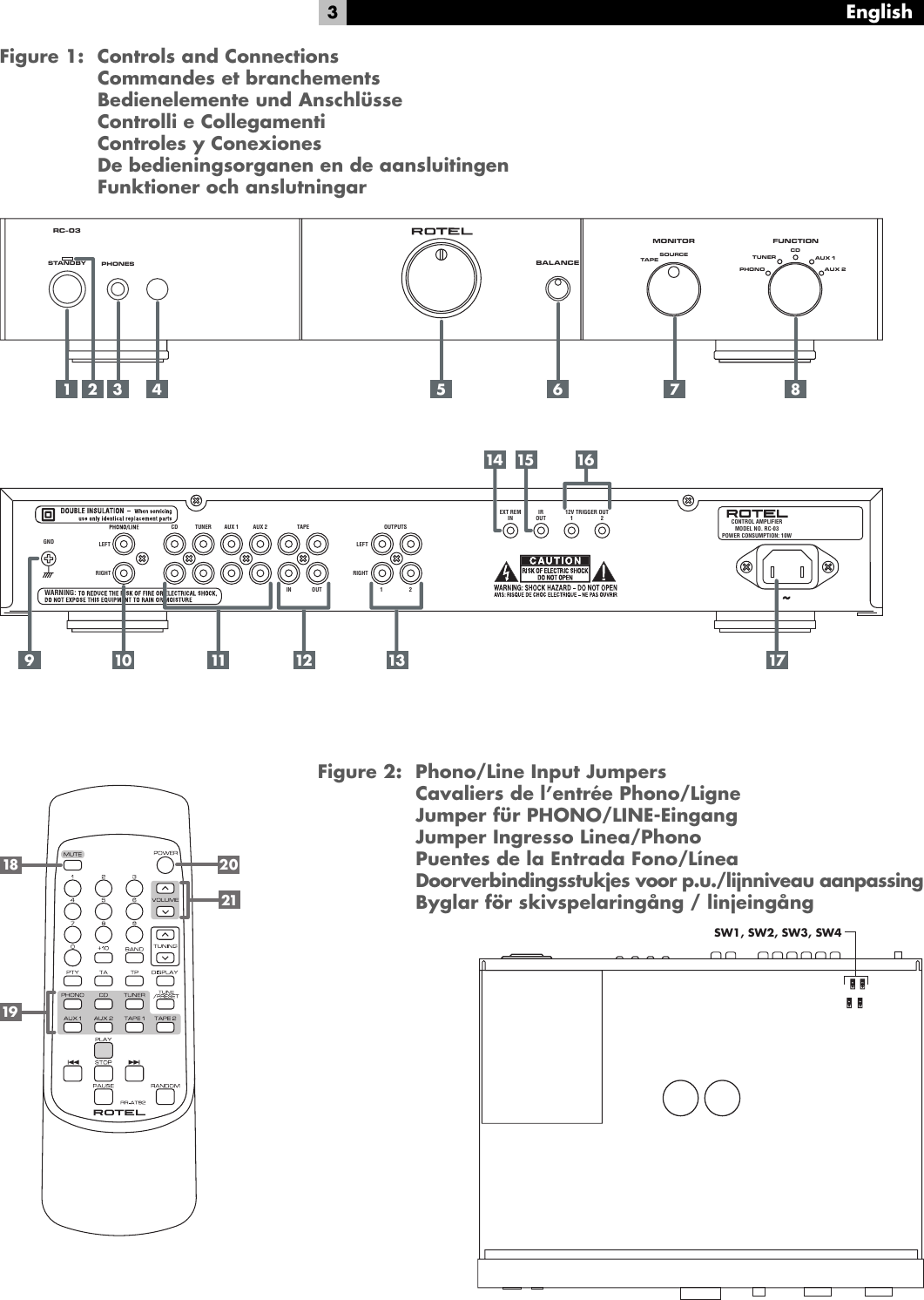 Page 3 of 11 - Rotel Rotel-Rc-03-Users-Manual- Rotel-rc-03-users-manual