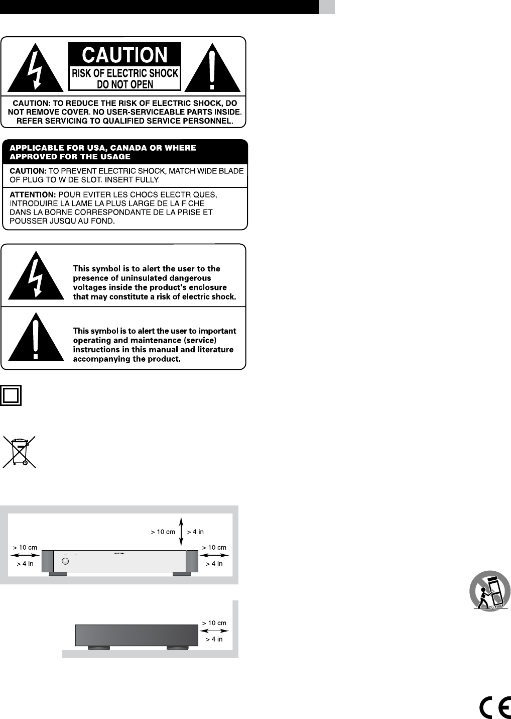 Rotel Rmb 1085 Users Manual