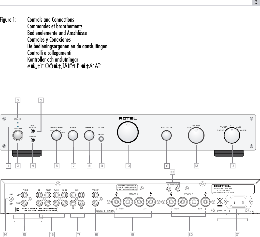 Page 3 of 10 - Rotel Rotel-Rotel-Ra-10-Users-Manual-  Rotel-rotel-ra-10-users-manual