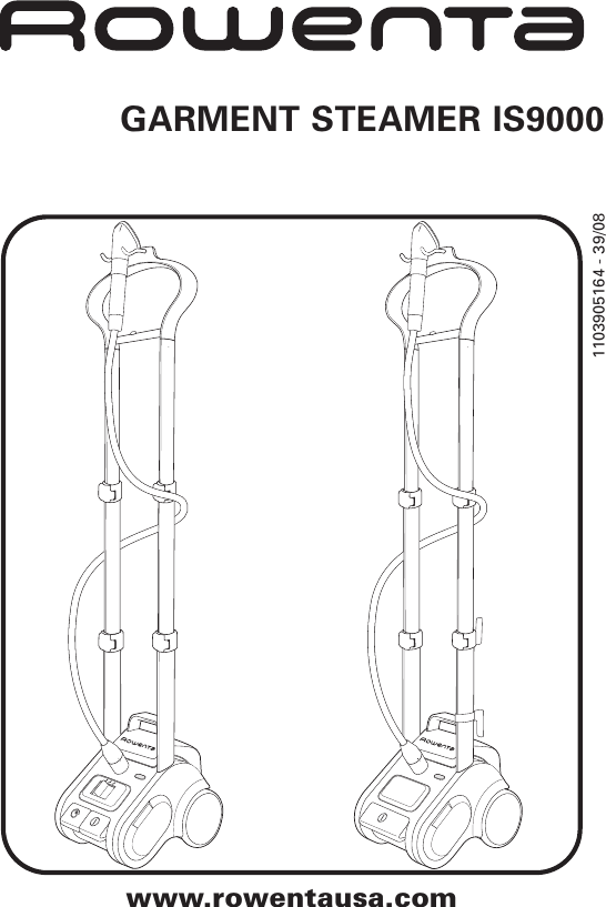Page 1 of 12 - Rowenta Rowenta-Garment-Steamer-Is9000-Users-Manual- IS9000  Rowenta-garment-steamer-is9000-users-manual
