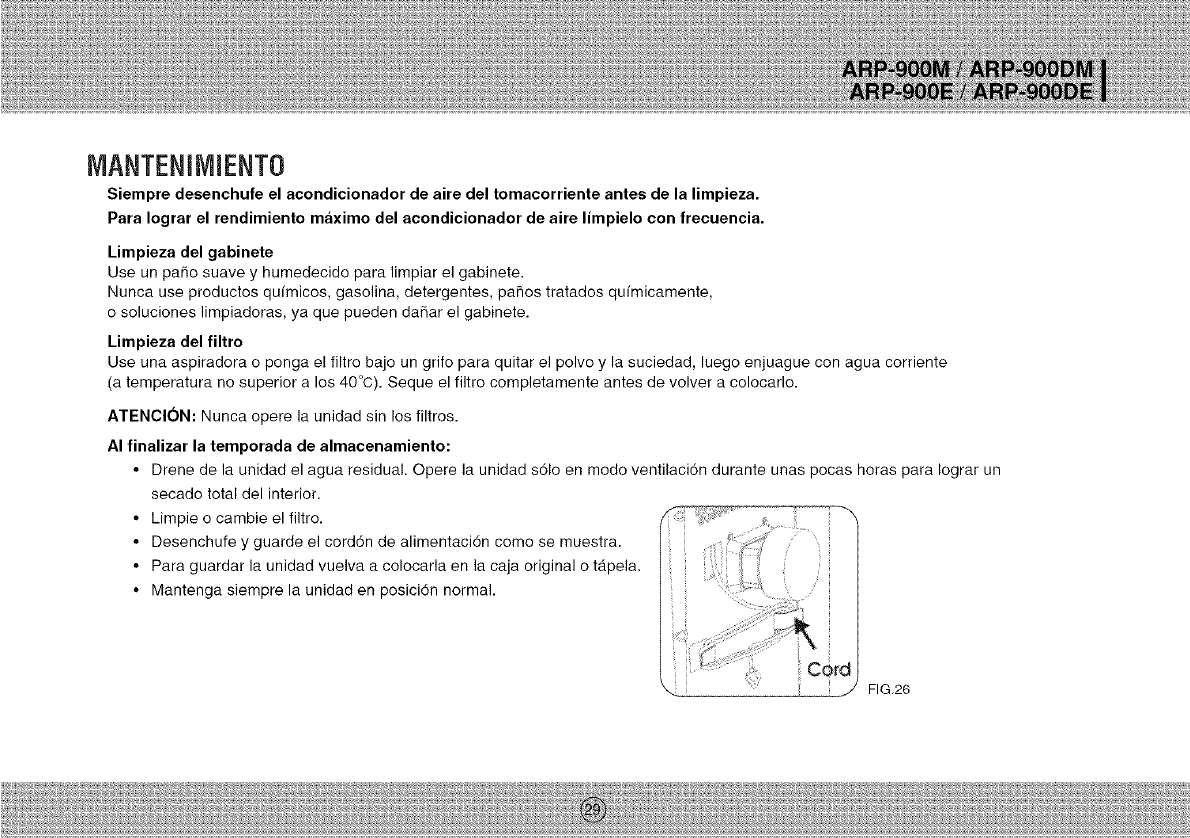Royal Sovereign ARP 900E User Manual PORTABLE A/C Manuals And Guides