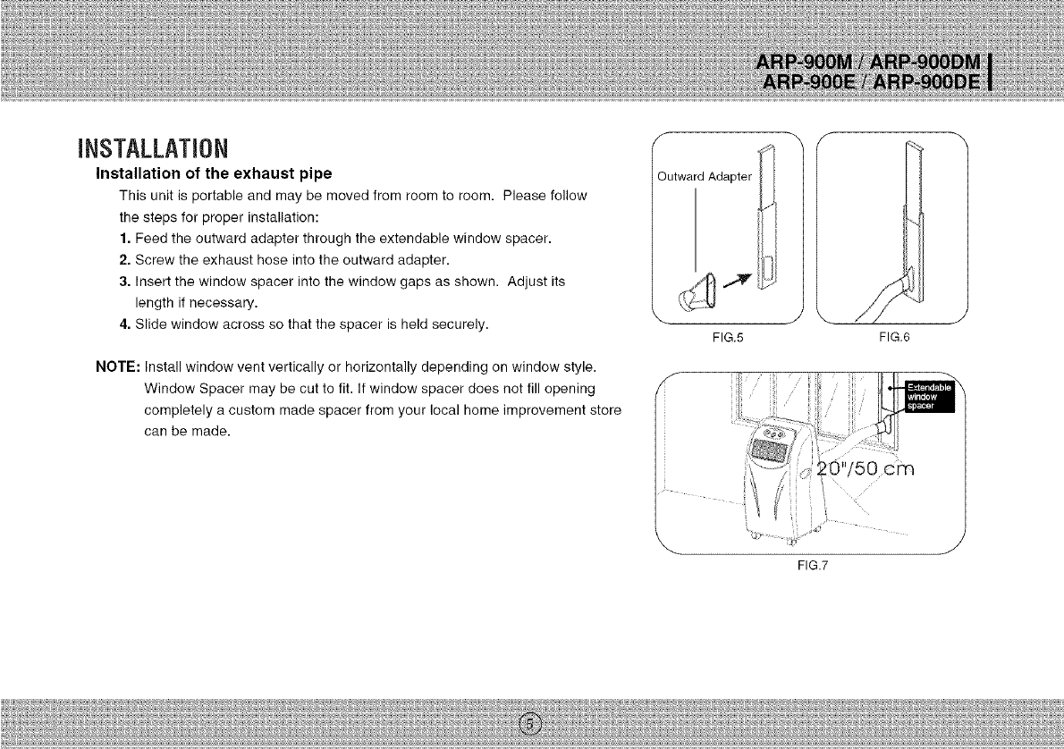 royal sovereign arp 900e exhaust hose