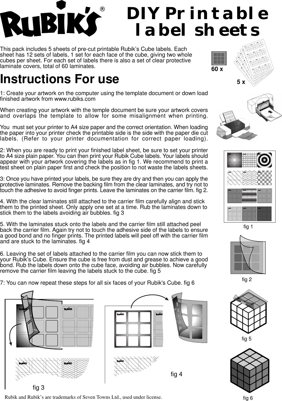 Page 1 of 1 - Rubiks Rubiks-Cube-Users-Manual- Rubiks-cube-users-manual