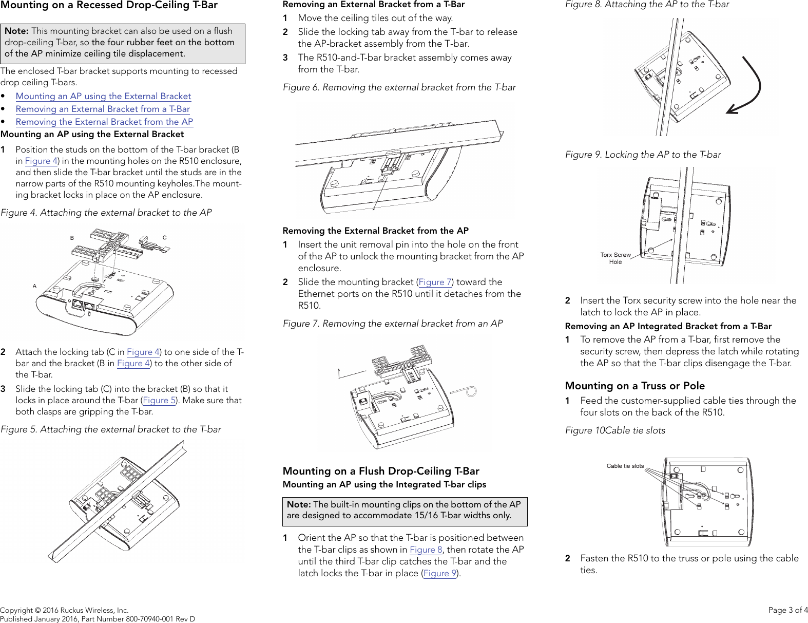 Page 3 of 4 - Ruckus  Wireless R510 Quick Setup Guide QSG - 800-70940-001 Rev D 20160128