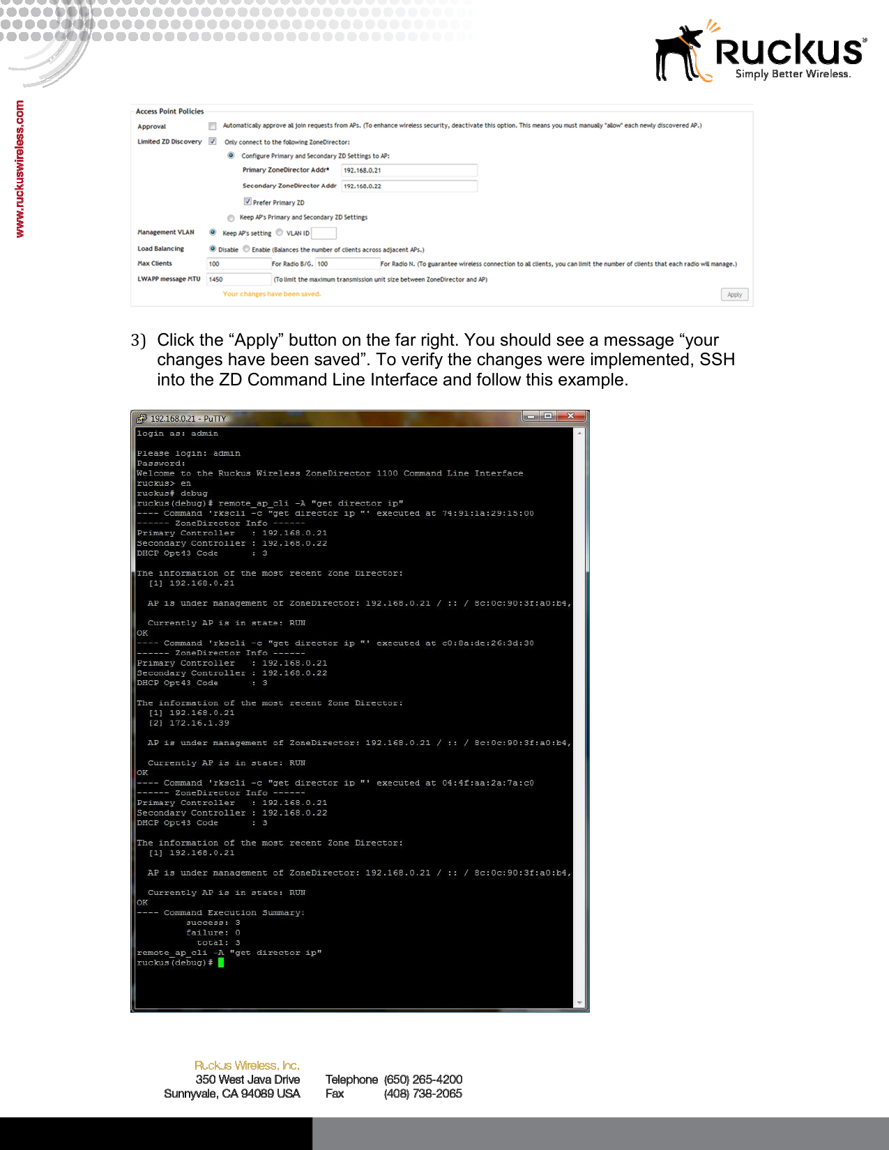 Page 3 of 6 - Ruckus - ZD1100_971 MR Upgrade ZD1100 9.7.1.0.17 (MR) Software Release 971