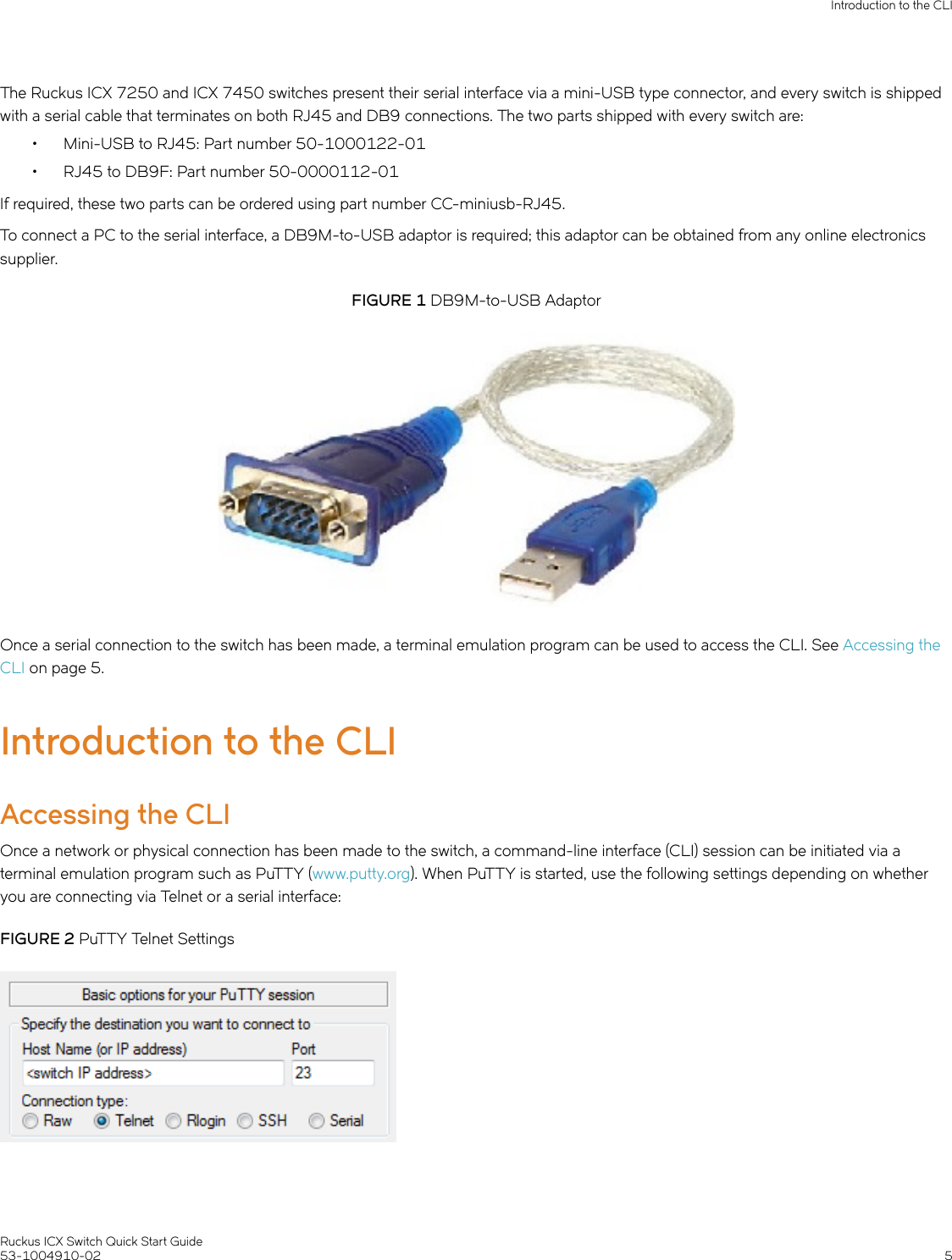 Page 5 of 10 - Ruckus ICX Switch Quick Start Guide 7150/7250/7450 (QSG) Brocade-icx-switch-qsg