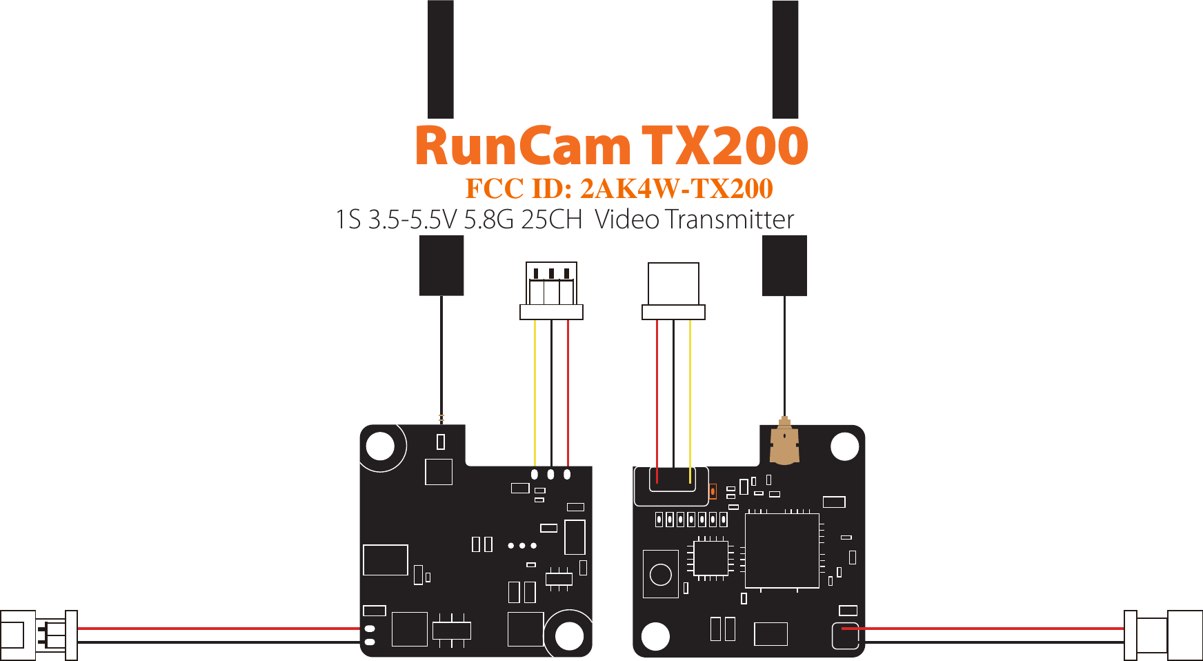 Page 1 of RunCam Technology TX200 Transmitter TX200 Module User Manual RC TX200 manual E edition EN V1 171113 ai