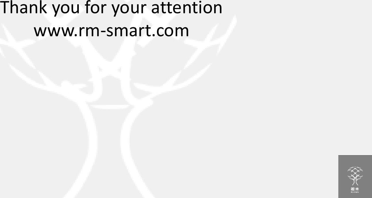 Thank you for your attentionwww.rm-smart.com