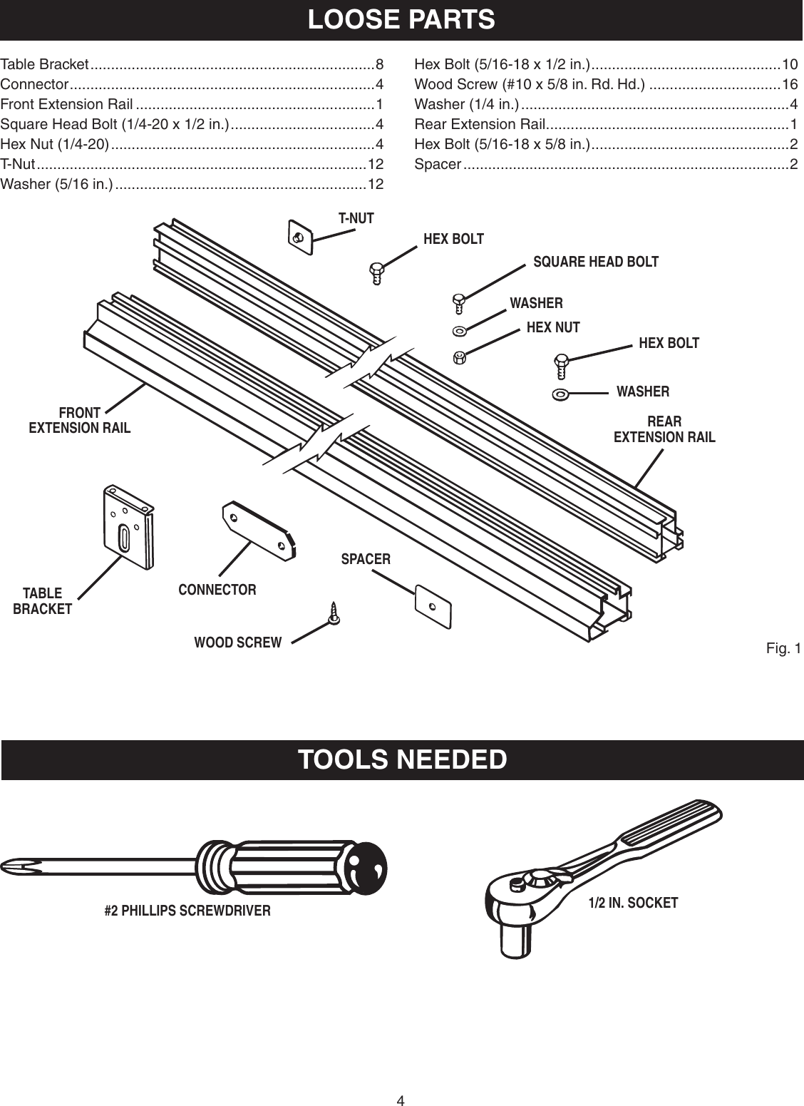 Page 4 of 10 - Ryobi Ryobi-4730300-Owner-S-Manual
