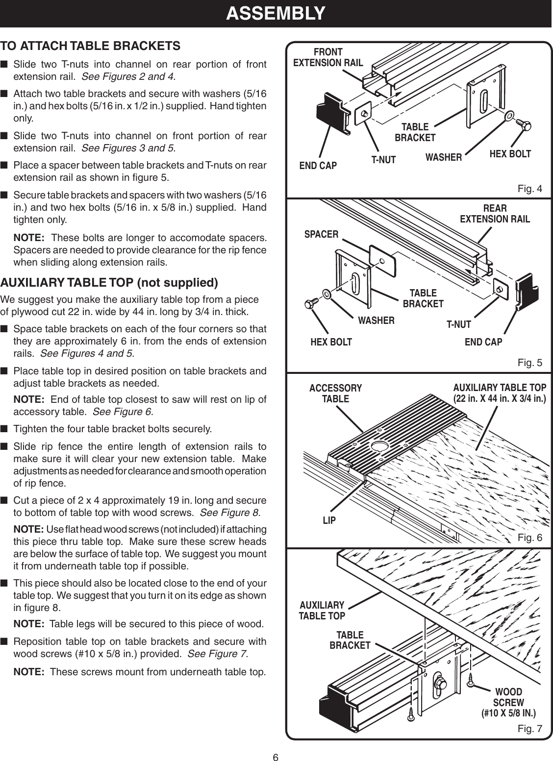Page 6 of 10 - Ryobi Ryobi-4730300-Owner-S-Manual