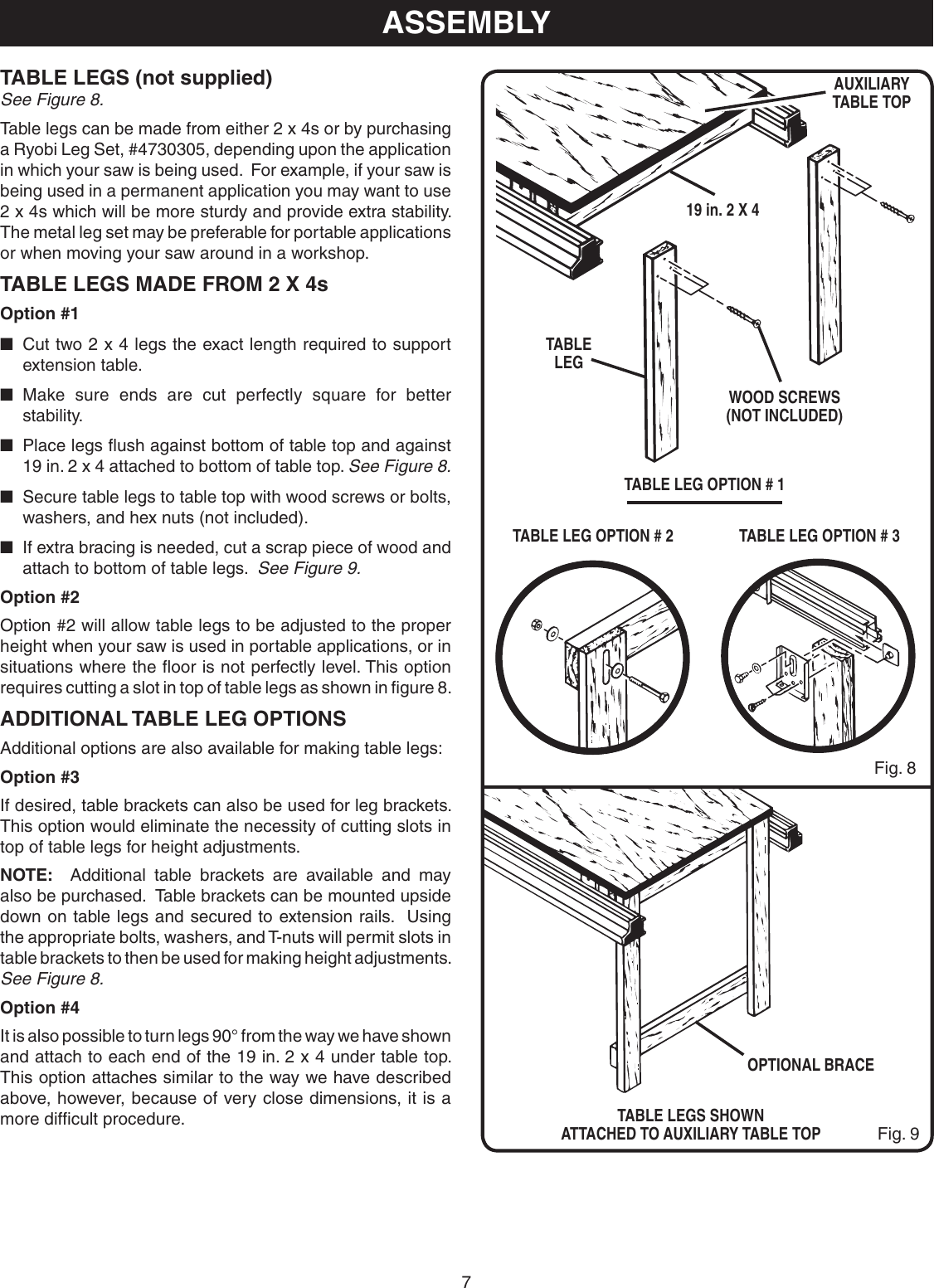 Page 7 of 10 - Ryobi Ryobi-4730300-Owner-S-Manual