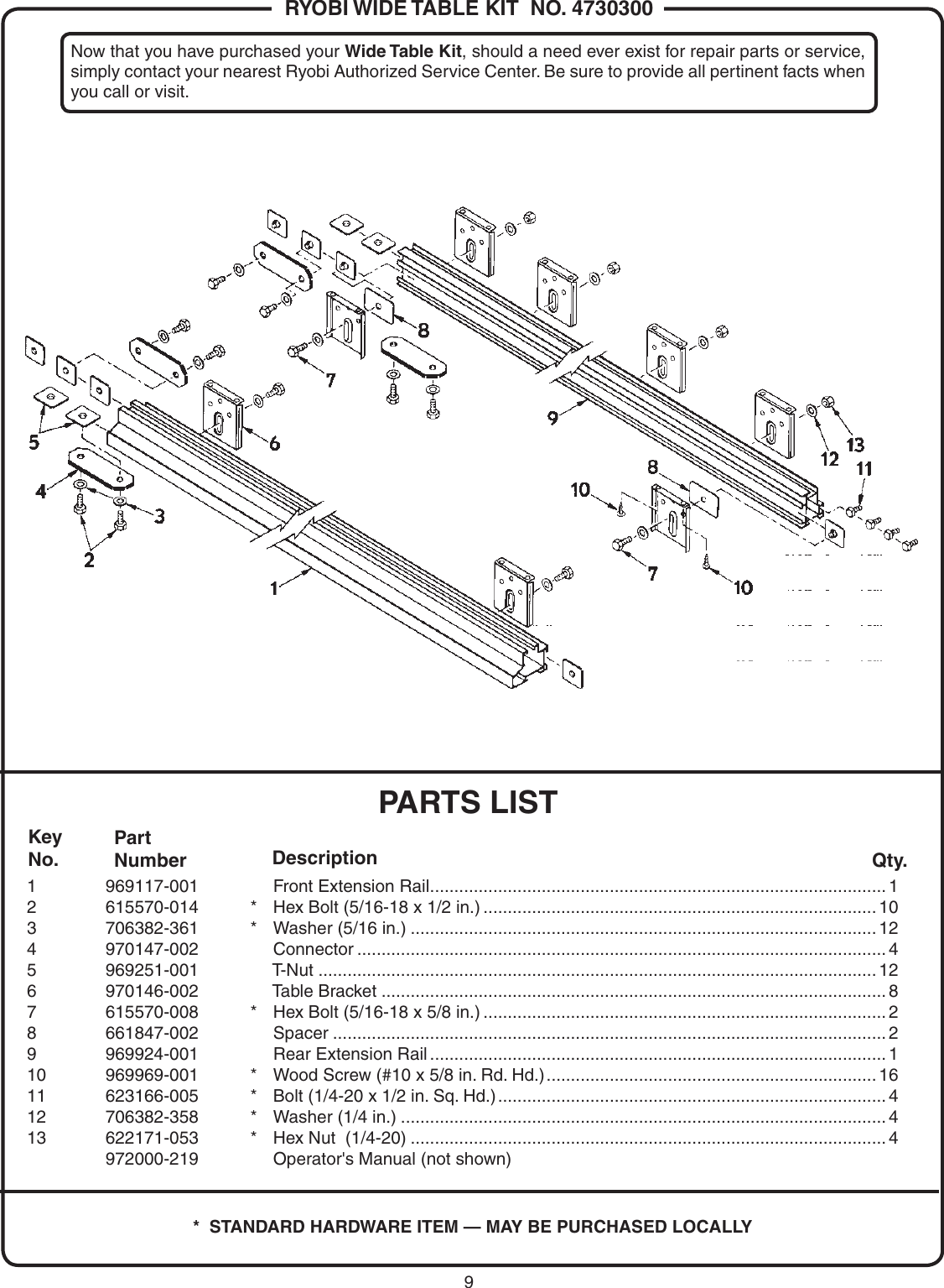 Page 9 of 10 - Ryobi Ryobi-4730300-Owner-S-Manual