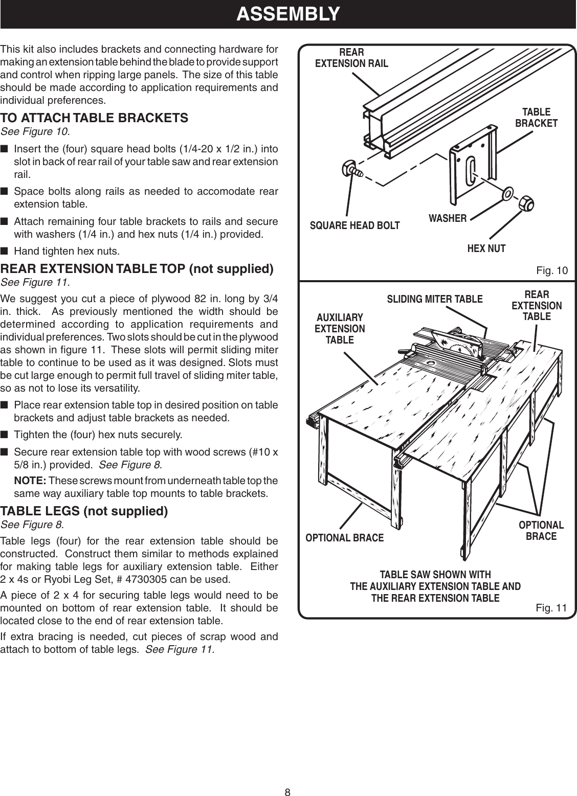 Page 8 of 10 - Ryobi Ryobi-4730301-Users-Manual-  Ryobi-4730301-users-manual