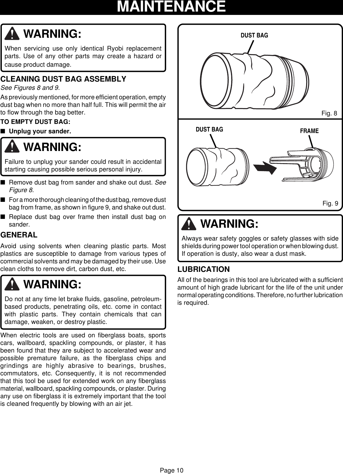 Page 10 of 12 - Ryobi Ryobi-Rs240-Owner-S-Manual Rs240_388_eng