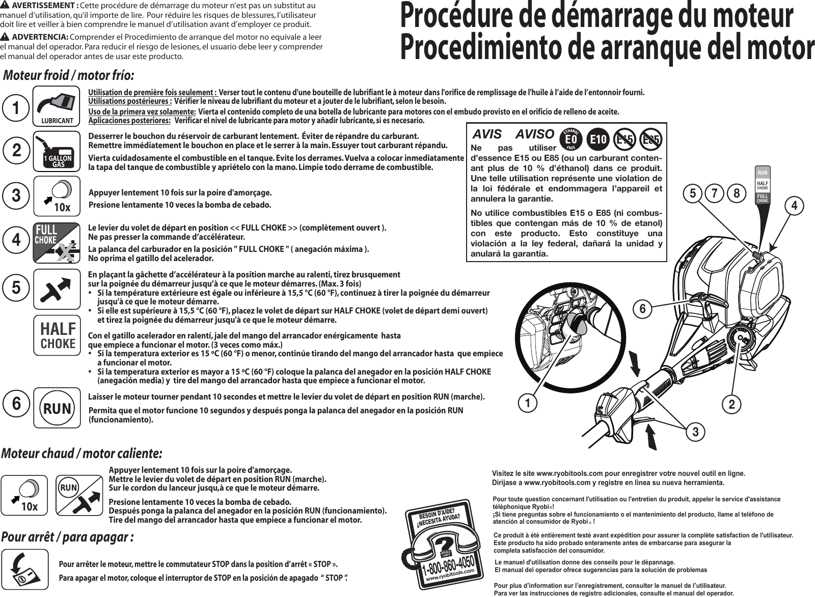 Page 2 of 2 - Ryobi Ryobi-Ry34006-Ry34426-Ry34446-Owner-S-Manual RY34006_426_446_202_ESP_trilingual_04