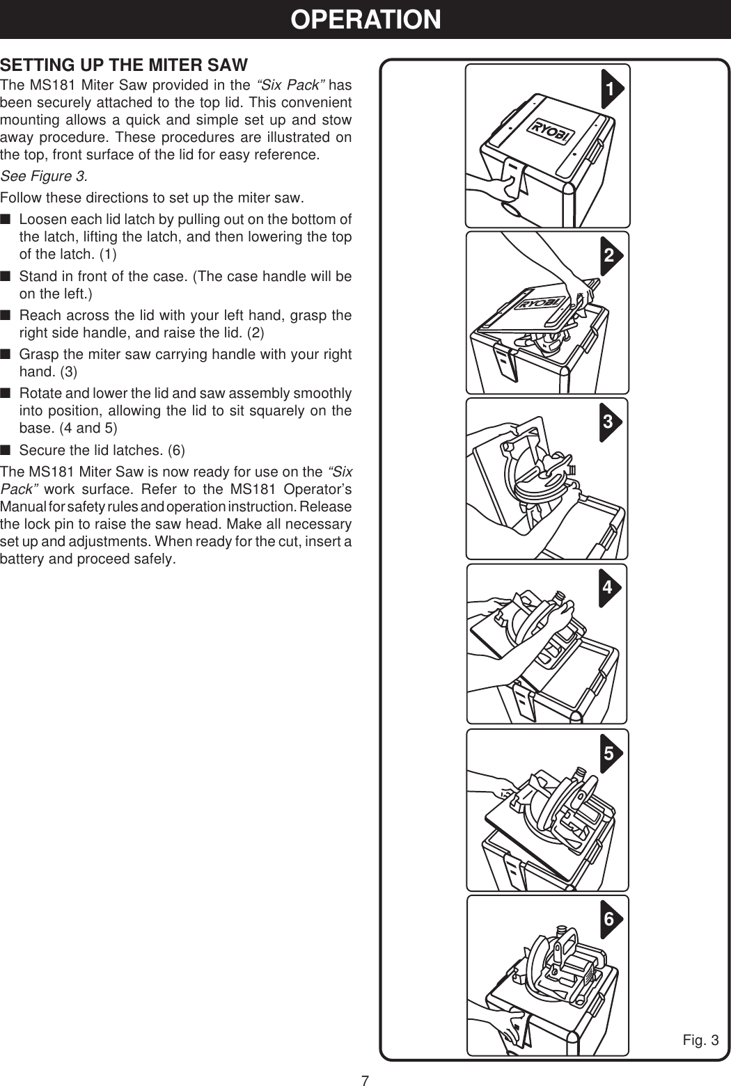 Page 7 of 12 - Ryobi Ryobi-Spc18-Mk618K3-Owner-S-Manual Six_pack_080_eng