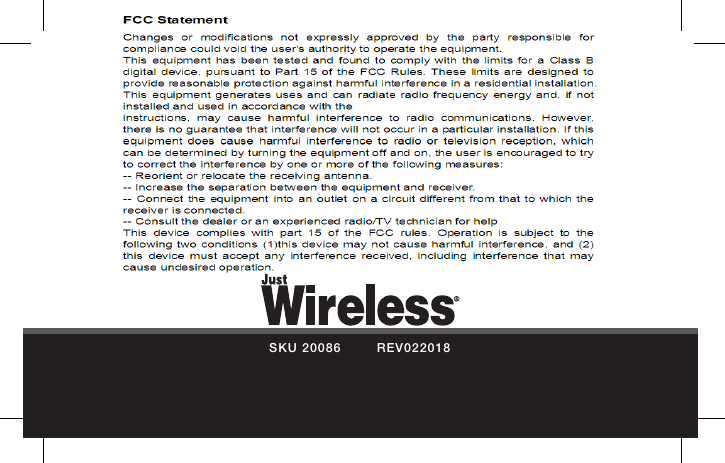 Page 8 of SAGE HUMAN ELECTRONICS C52-M FM Transmitter User Manual 20086 FM Trans Manual