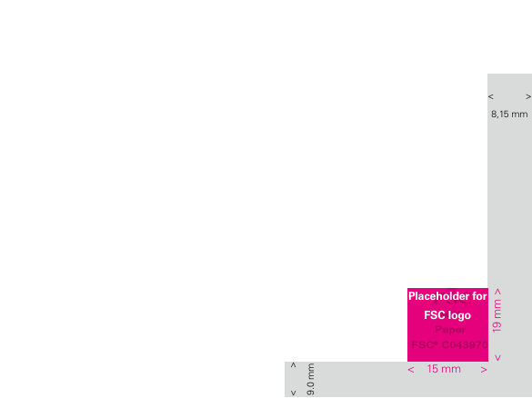 &lt;    15 mm  &gt;&lt; &gt; 8,15 mm&lt; &gt; 9.0 mm&lt;       19 mm &gt;Placeholder for FSC logo