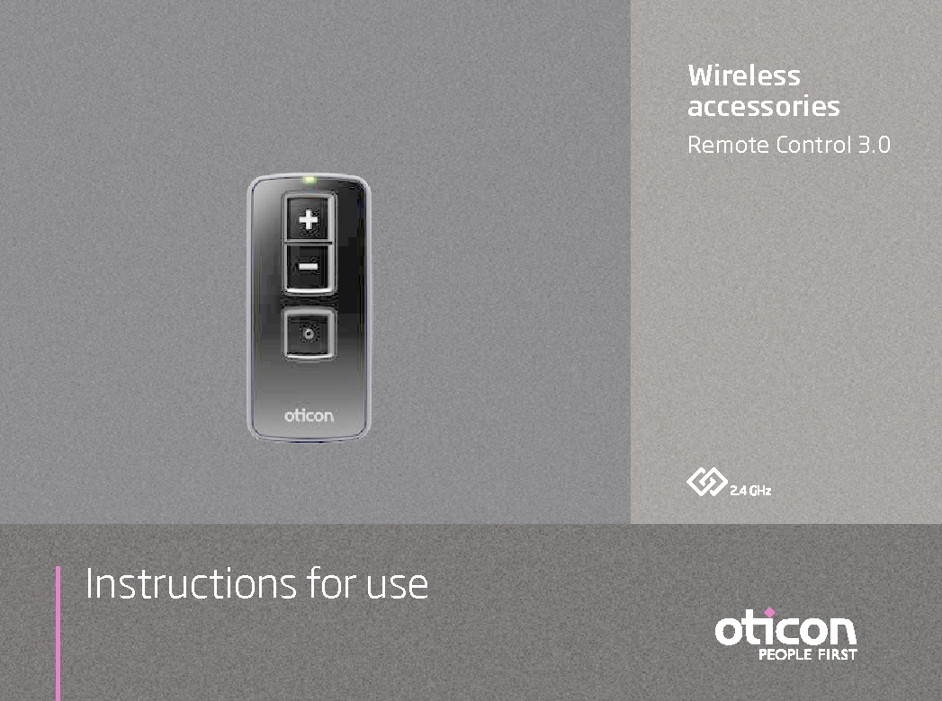 Instructions for useWireless  accessoriesRemote Control 3.0