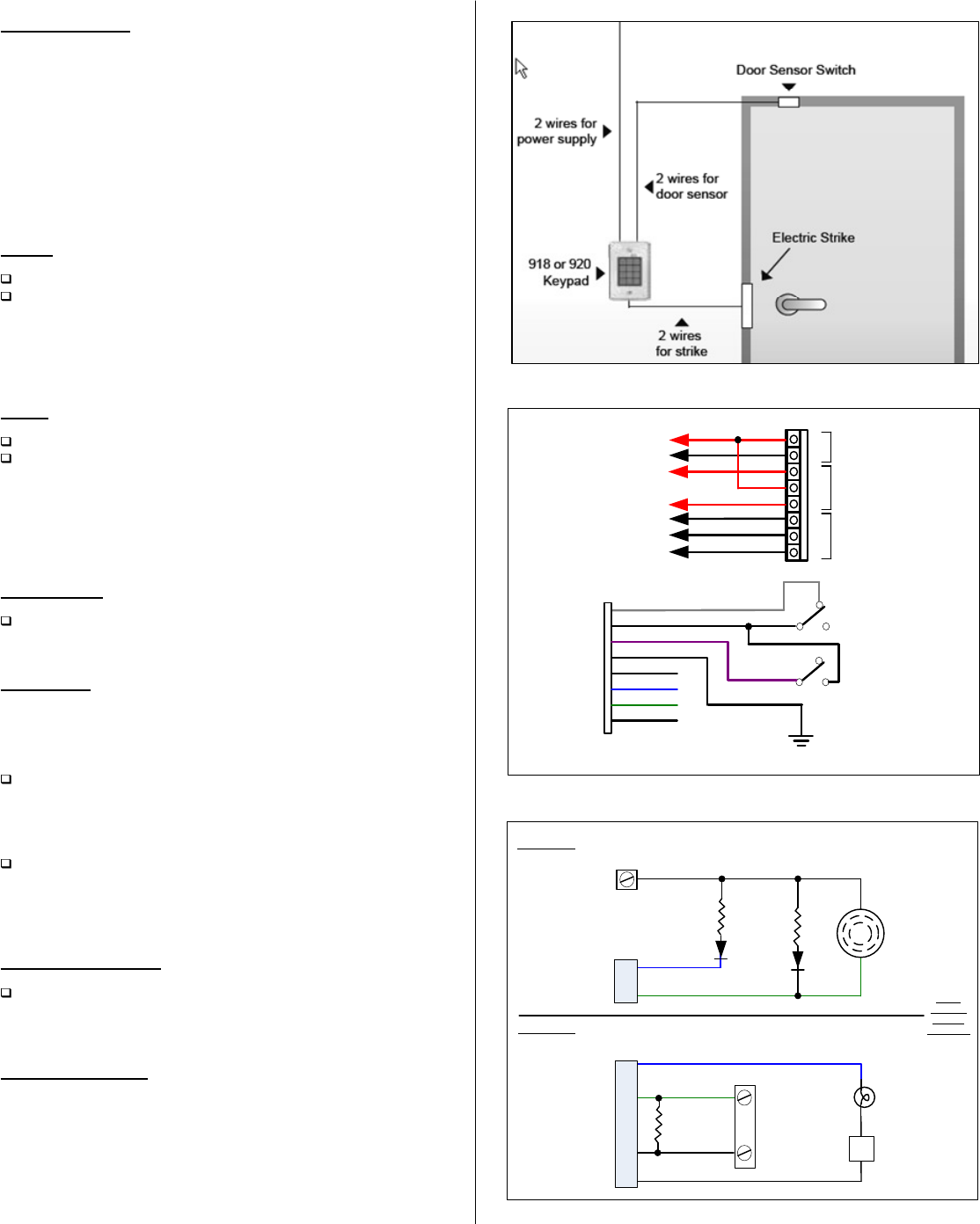 Wiring Diagram To Maglock Iei Keypad : 2000 Series E Em Style Keypad