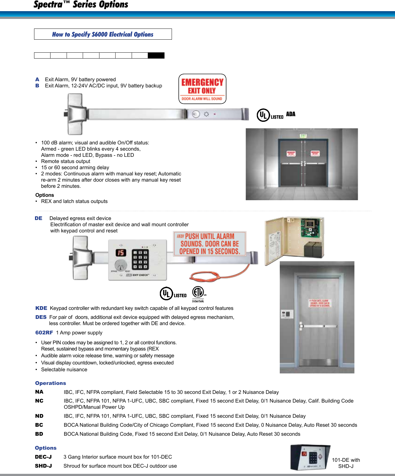 Page 5 of 8 - SDC  Spectra S6000 Data Sheet Datasheet