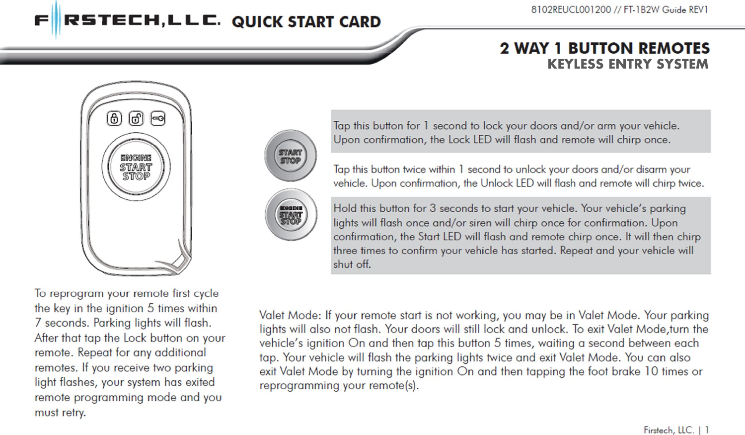 KEYLESS ENTRY SYSTEM