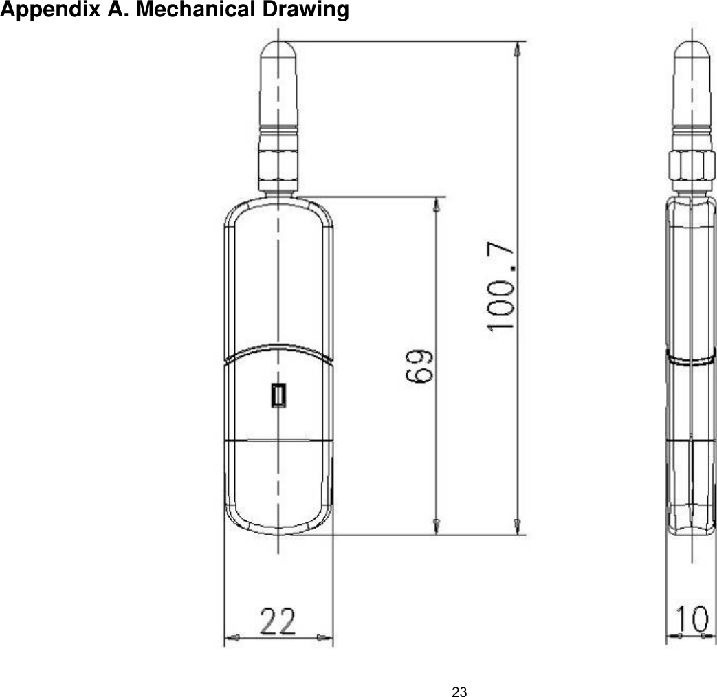 23 Appendix A. Mechanical Drawing  