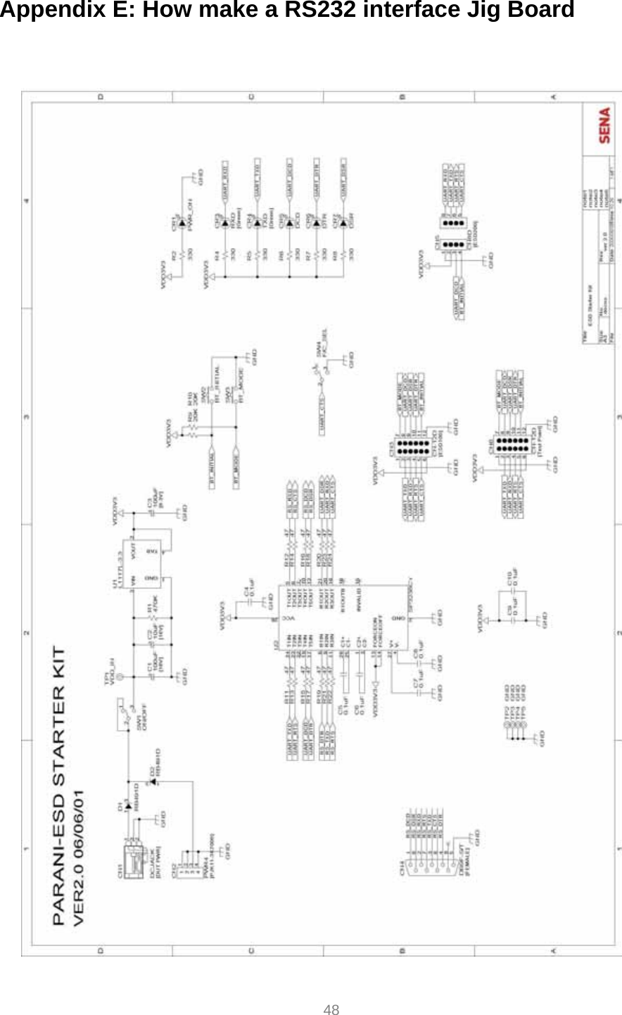     48 Appendix E: How make a RS232 interface Jig Board  