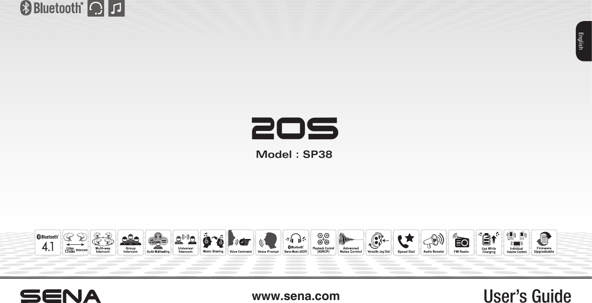 User’s Guidewww.sena.comModel : SP3820SEnglish