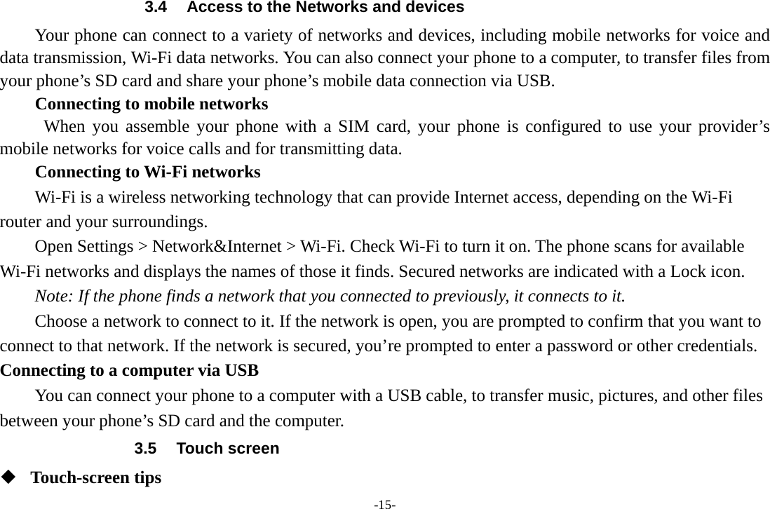 Page 15 of SENWA MEXICO DE C V LS130PLUS-BT Mobile Phone (Handset Unit) User Manual 