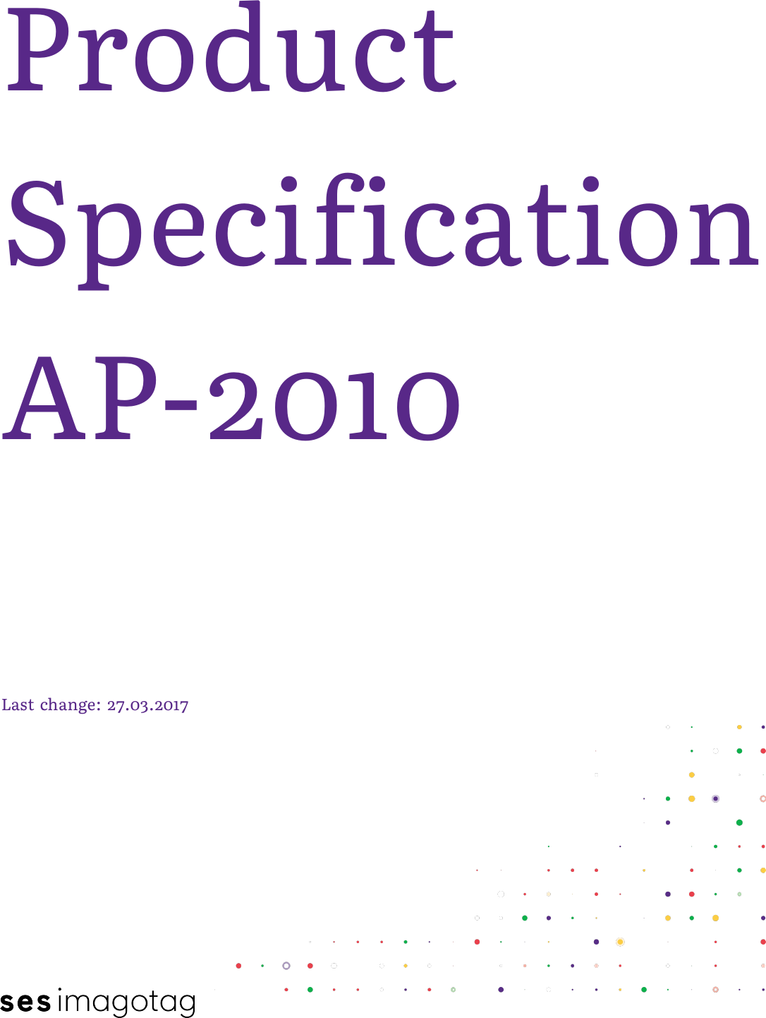 ProductSpecificationAP-2010Last change: 27.03.2017