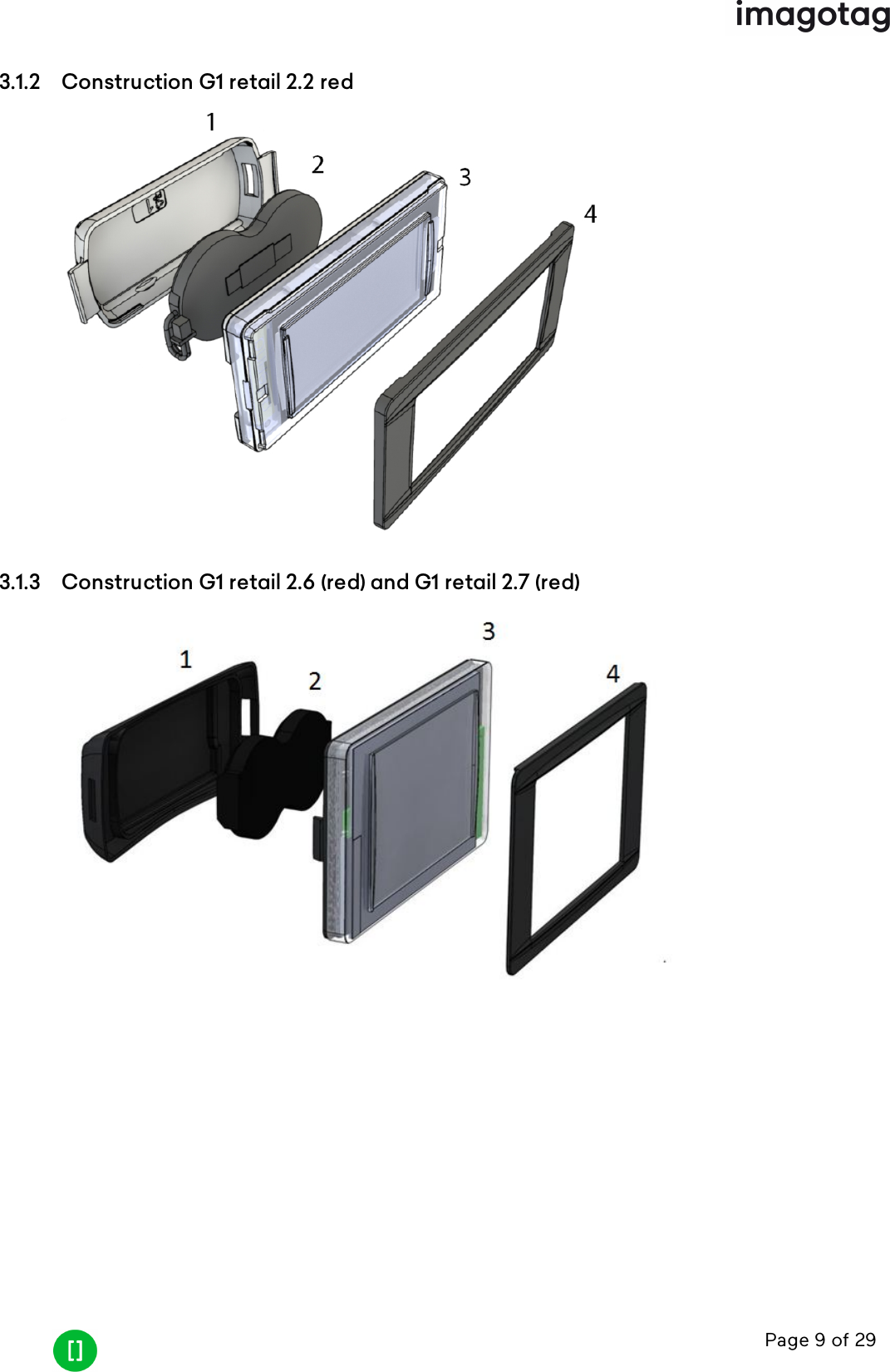 Page 9 of 293.1.2 Construction G1 retail 2.2 red3.1.3 Construction G1 retail 2.6 (red) and G1 retail 2.7 (red)