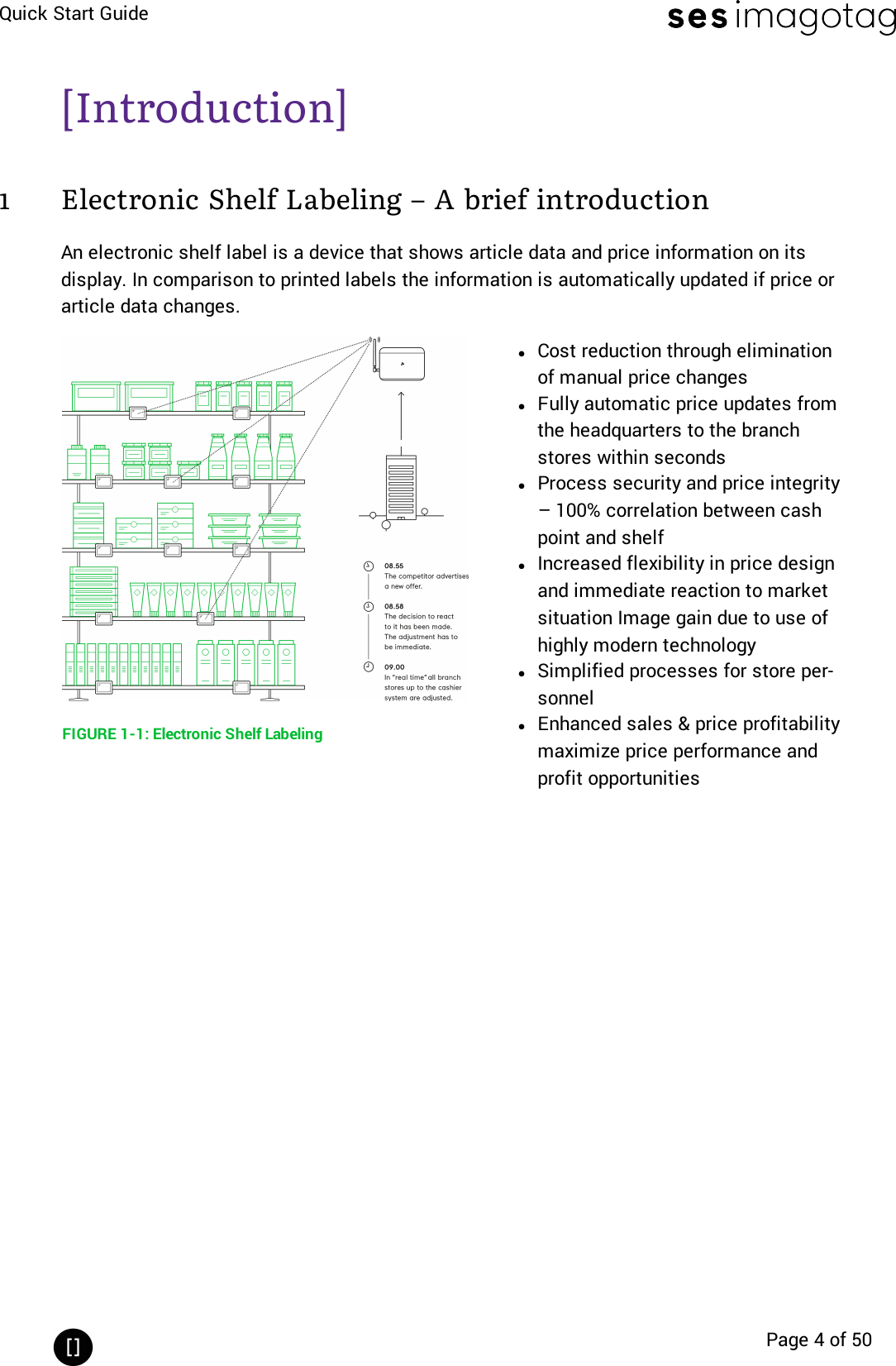 Page 4 of SES imagotag E00022 digital network transceiver User Manual My