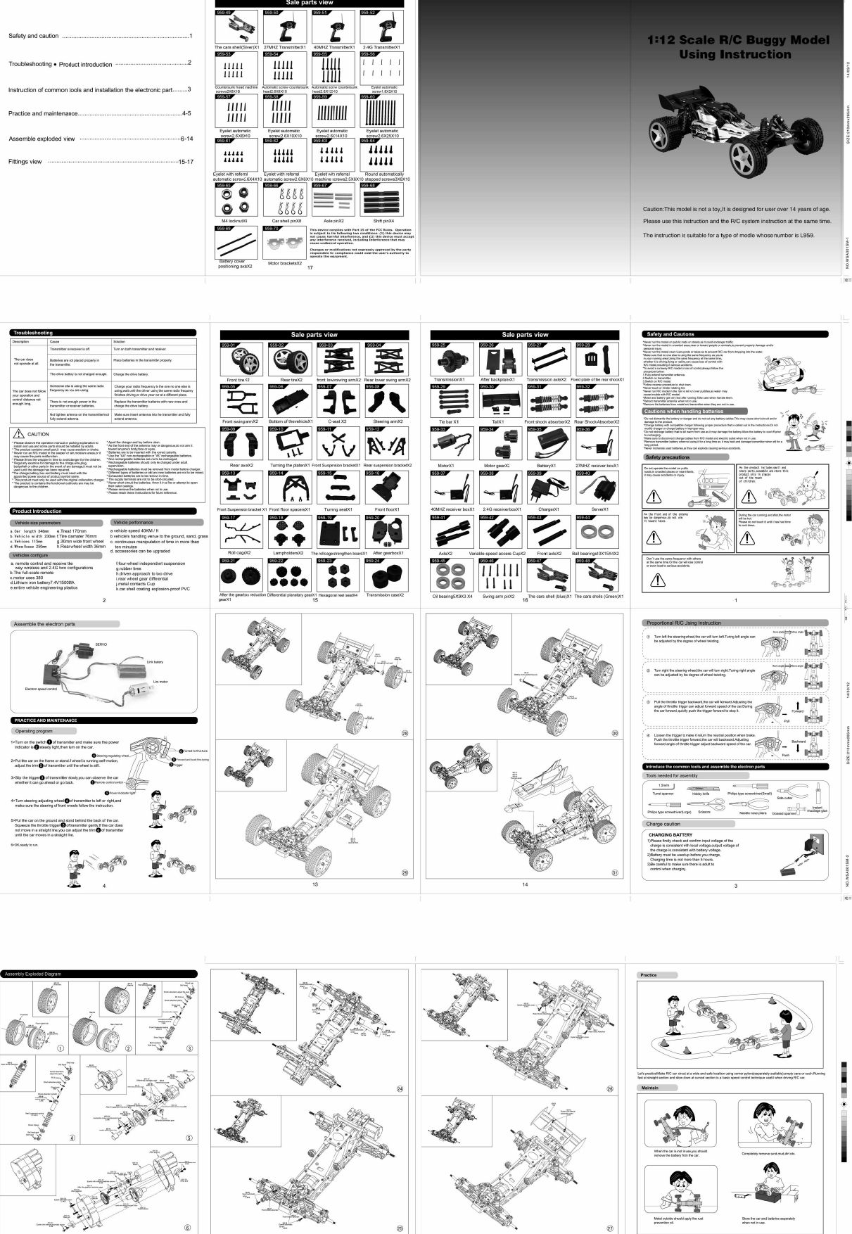 SHANTOU CHENGHAI WEILI TOYS WL201305004 RC Toy Transmitter User Manual ...