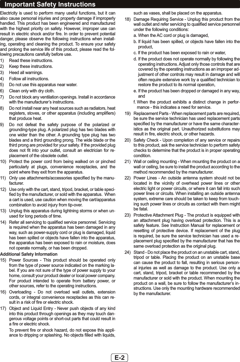 Page 3 of SHARP NORTH MALAYSIA SDN BHD HTSB603 SOUND BAR HOME THEATER SYSTEM User Manual HT SB603 SEC EN 181215