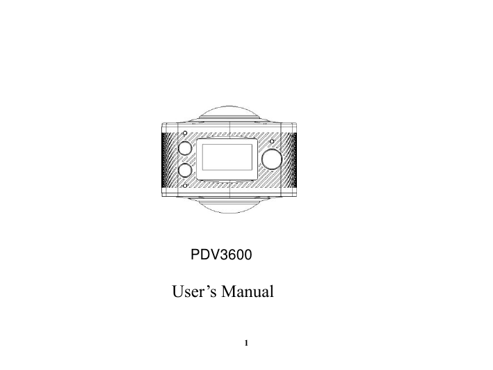 1User’s ManualPDV3600