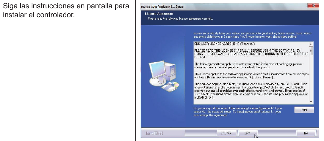 EspañolPágina 120  Acerca Del Software IncluidoSiga las instrucciones en pantalla para instalar el controlador.